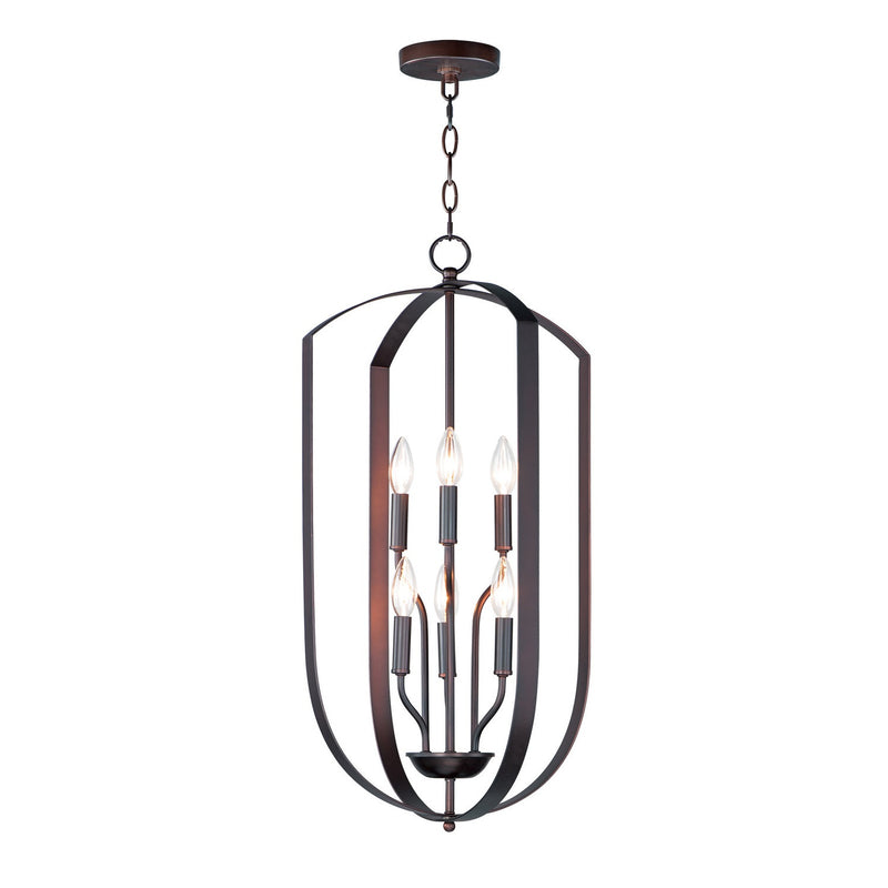Maxim - 10039OI - Six Light Chandelier - Provident - Oil Rubbed Bronze