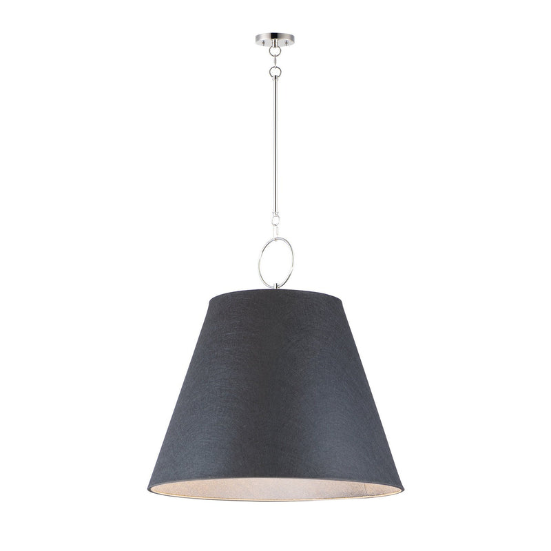 Maxim - 14438BKPN - One Light Pendant - Acoustic - Polished Nickel