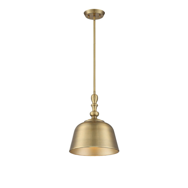 Savoy House - 7-3751-1-322 - One Light Pendant - Berg - Warm Brass