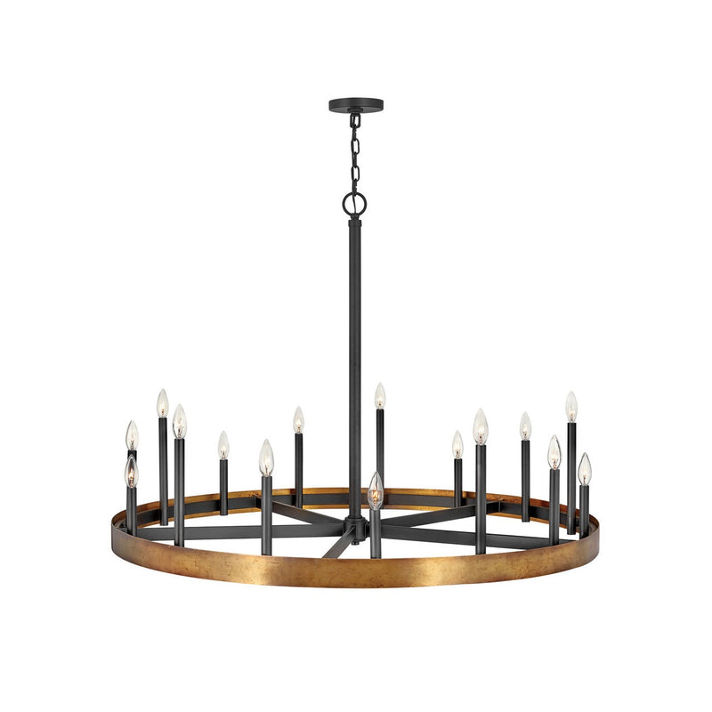 Hinkley - 3865WA - LED Chandelier - Wells - Weathered Brass
