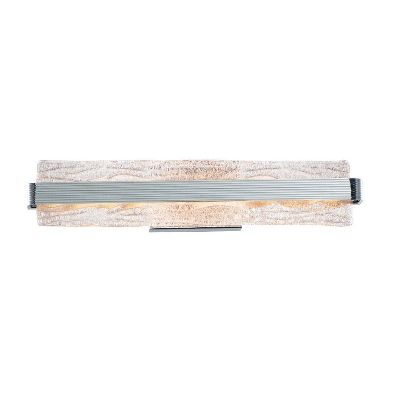 ET2 - E24424-124PC - LED Bath Vanity - Ripple - Polished Chrome