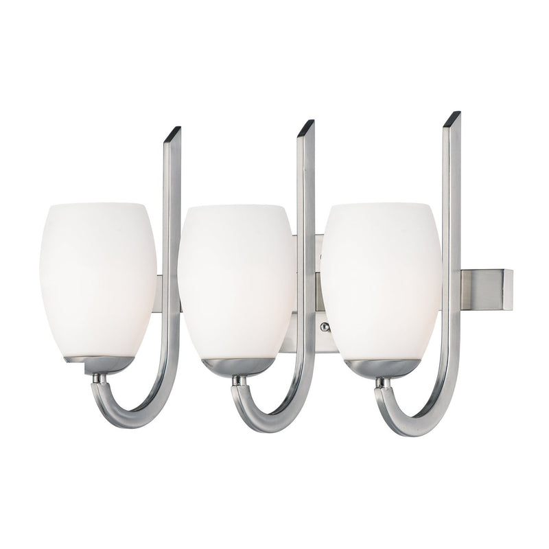 Maxim - 21643SWSN - Three Light Bath Vanity - Taylor - Satin Nickel