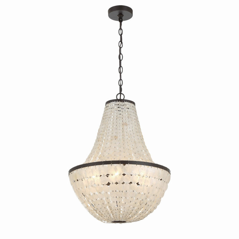 Crystorama - BRI-3006-DB - Six Light Chandelier - Brielle - Dark Bronze