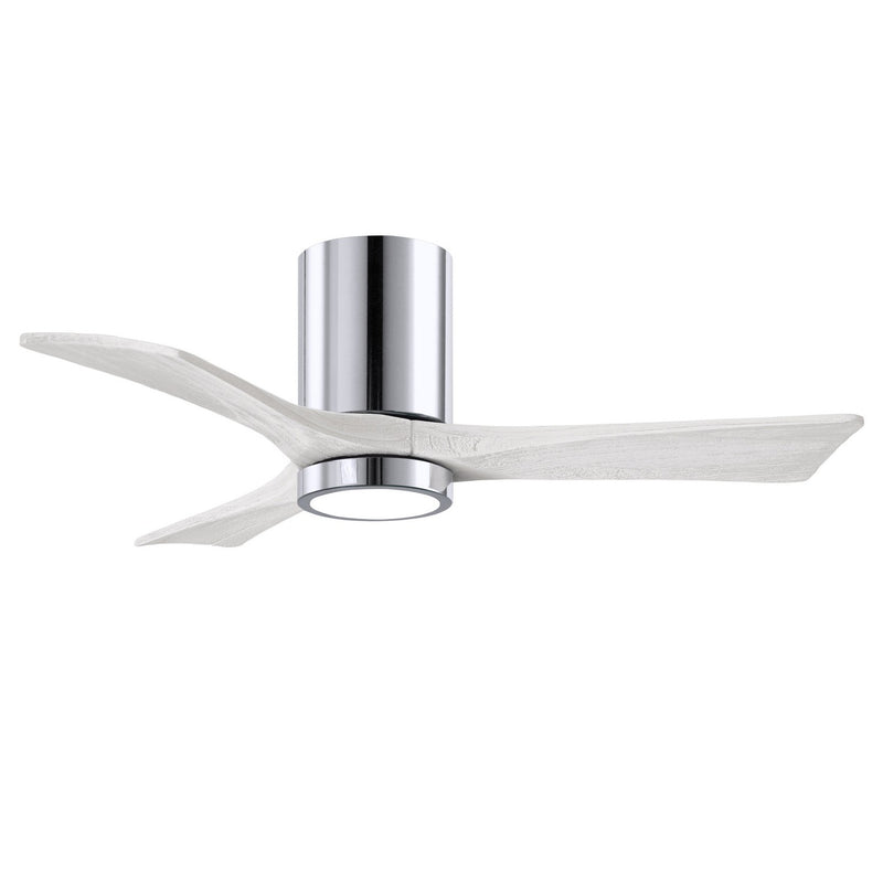 Matthews Fan Company - IR3HLK-CR-MWH-42 - 42"Ceiling Fan - Irene-3HLK - Polished Chrome