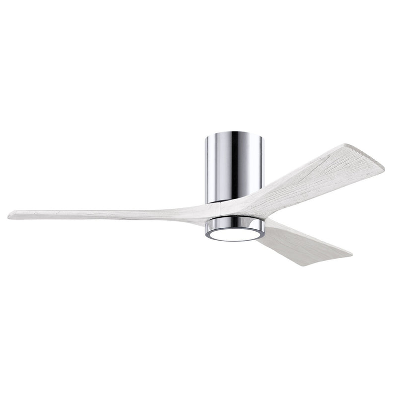 Matthews Fan Company - IR3HLK-CR-MWH-52 - 52"Ceiling Fan - Irene-3HLK - Polished Chrome