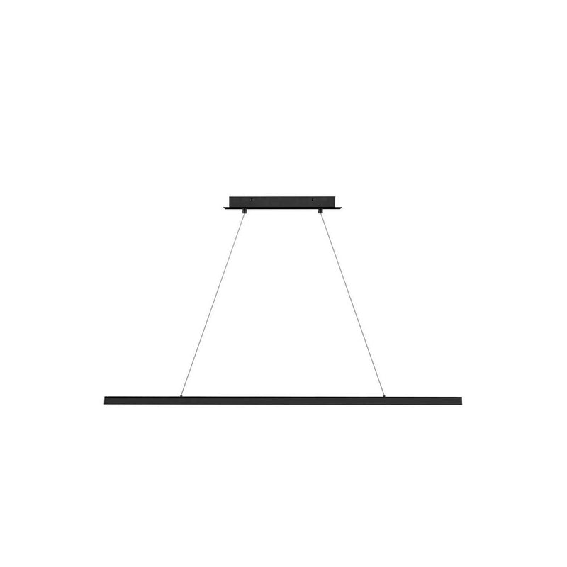 Visual Comfort Modern - 700LSDES48B-LED92730 - LED Suspension - Dessau - Nightshade Black