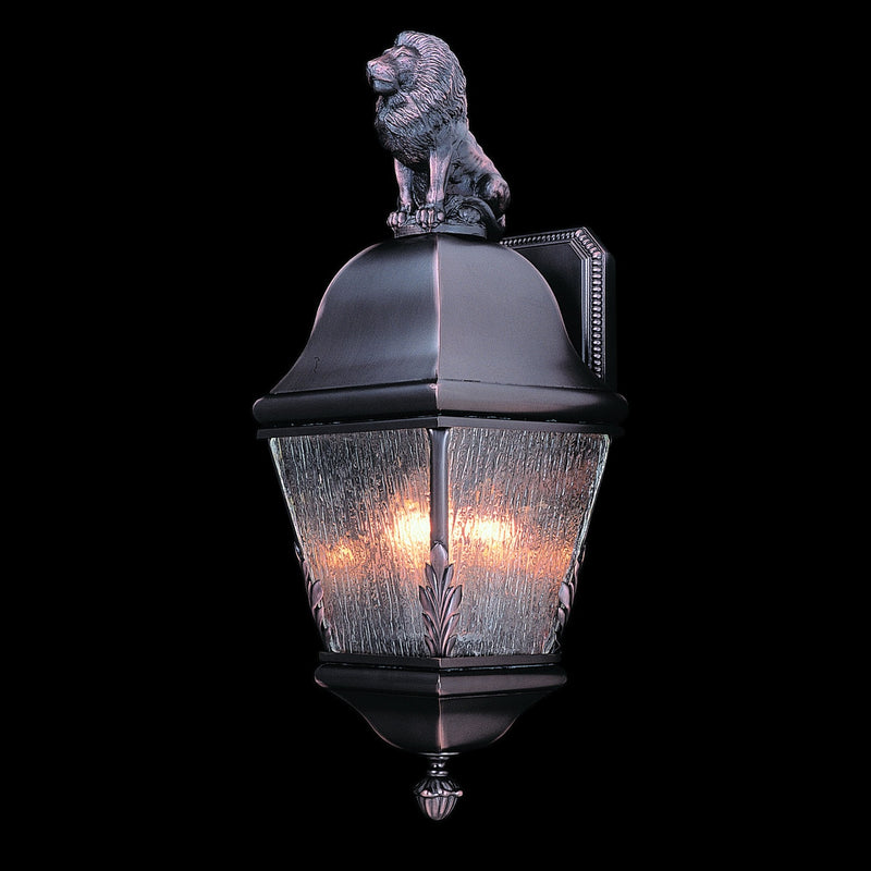 Framburg - 9605 SBR - Three Light Exterior Wall Mount - Coeur De Lion - Siena Bronze