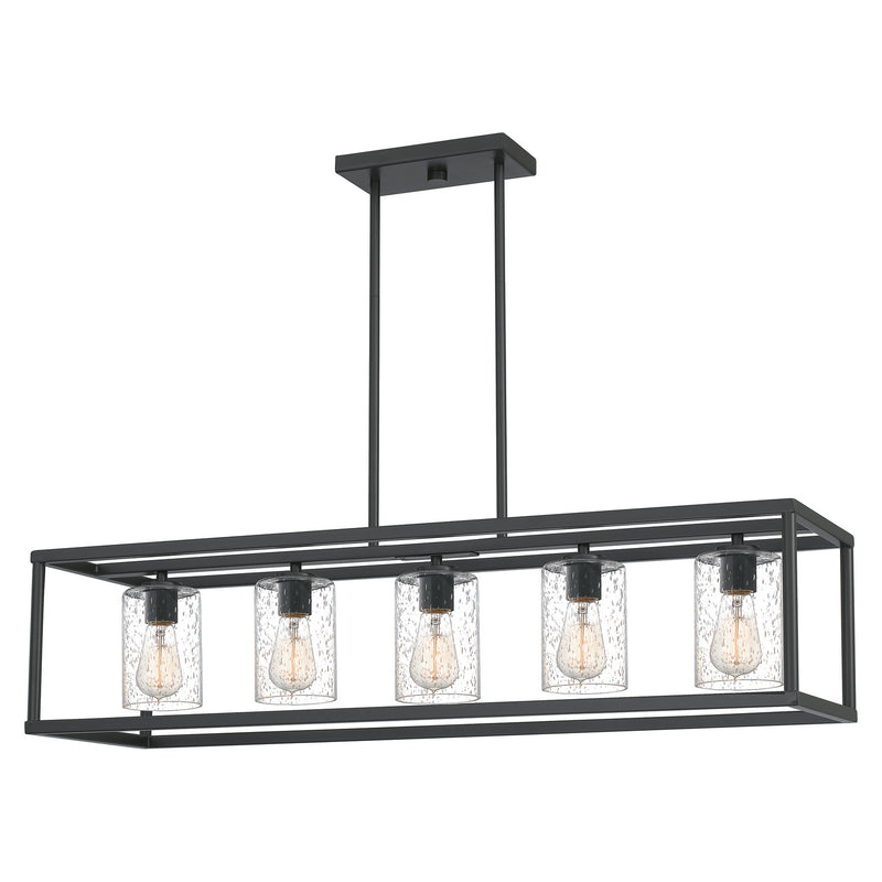 Quoizel - NHR3538OZ - Five Light Linear Chandelier - New Harbor - Old Bronze