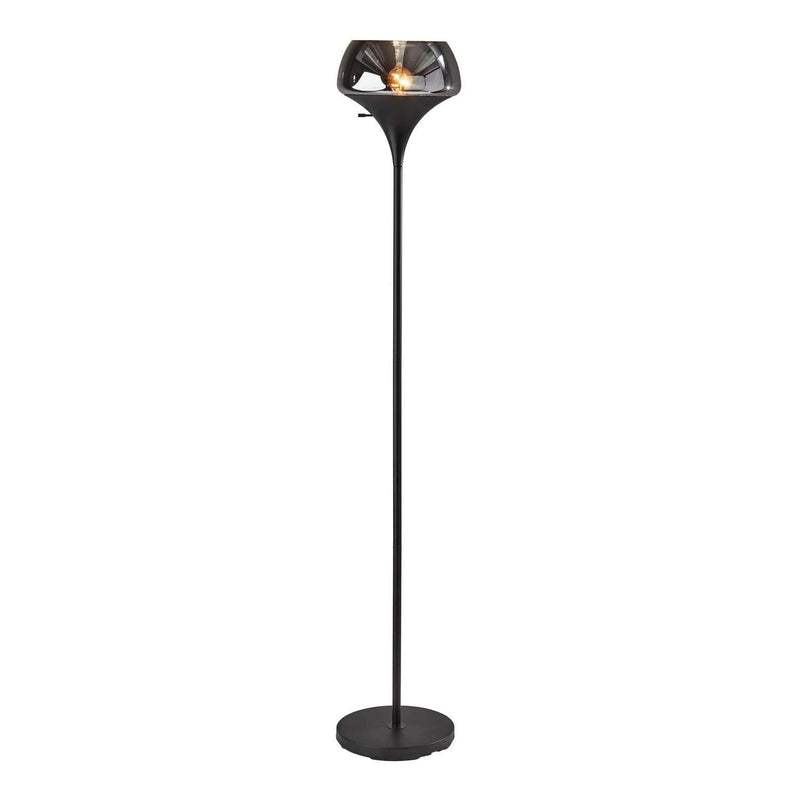 Adesso Home - 2144-01 - Torchiere - Eliza - Black