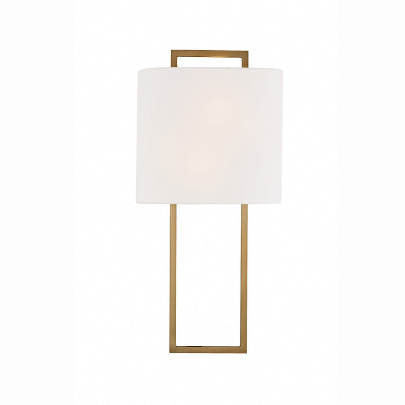 Crystorama - FRE-422-VG - Two Light Wall Sconce - Fremont - Vibrant Gold