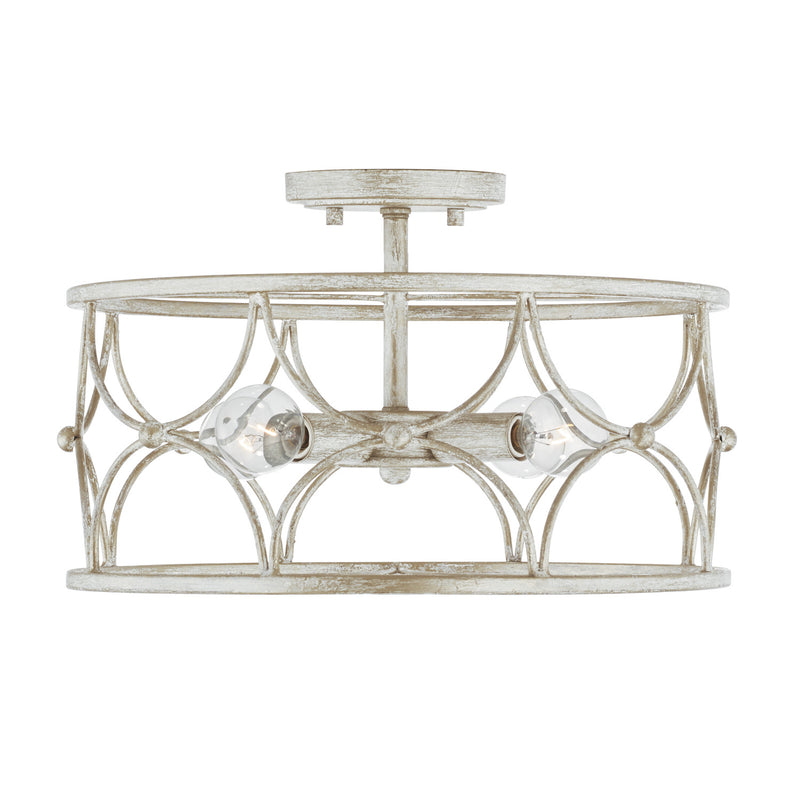 Capital Lighting - 243341WW - Four Light Semi Flush Mount - Ricci - Winter White