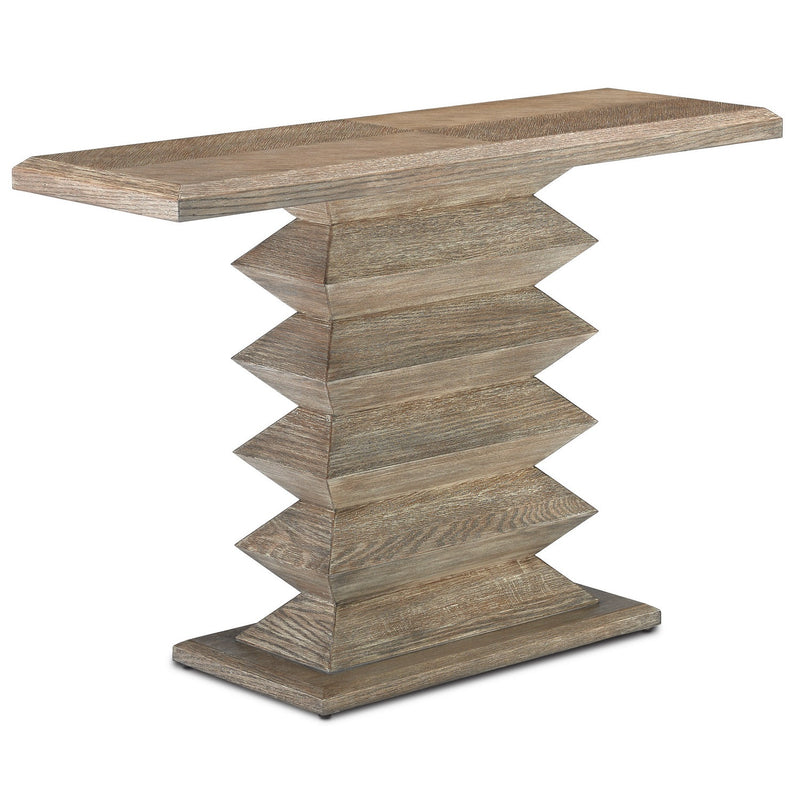 Currey and Company - 3000-0159 - Console Table - Sayan Collection - Light Pepper