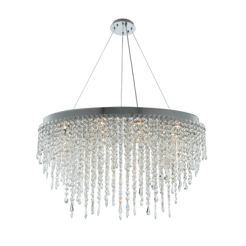 Allegri - 028259-010-FR001 - Ten Light Convertible Pendant - Flush Mount - Tenuta - Polished Chrome