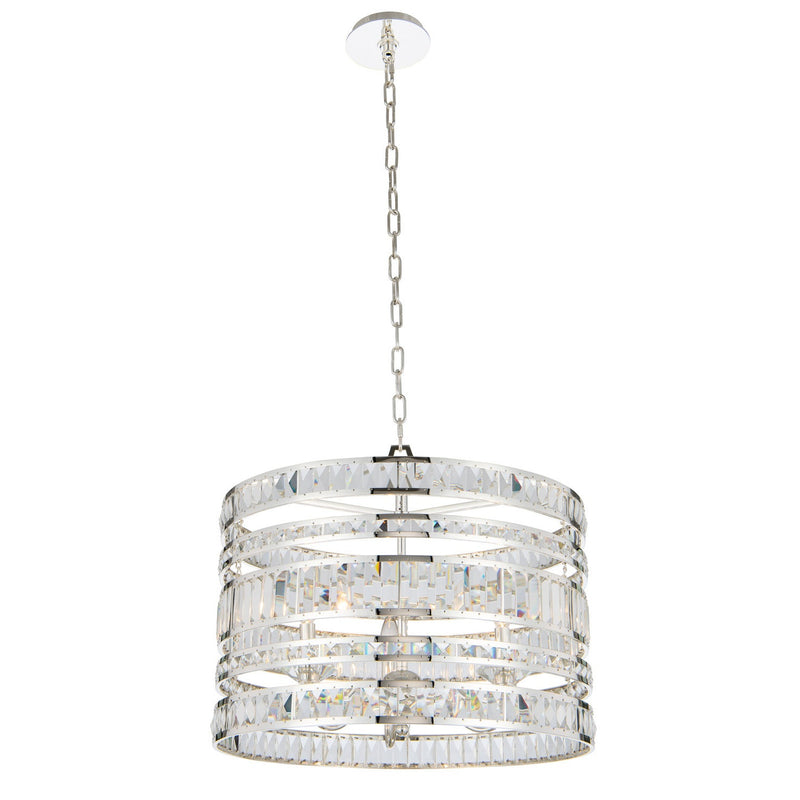 Allegri - 037054-014-FR001 - Three Light Pendant - Strato - Polished Silver