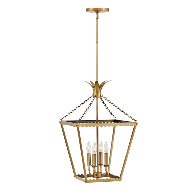 Hinkley - 41925HB - LED Pendant - Palma - Heritage Brass