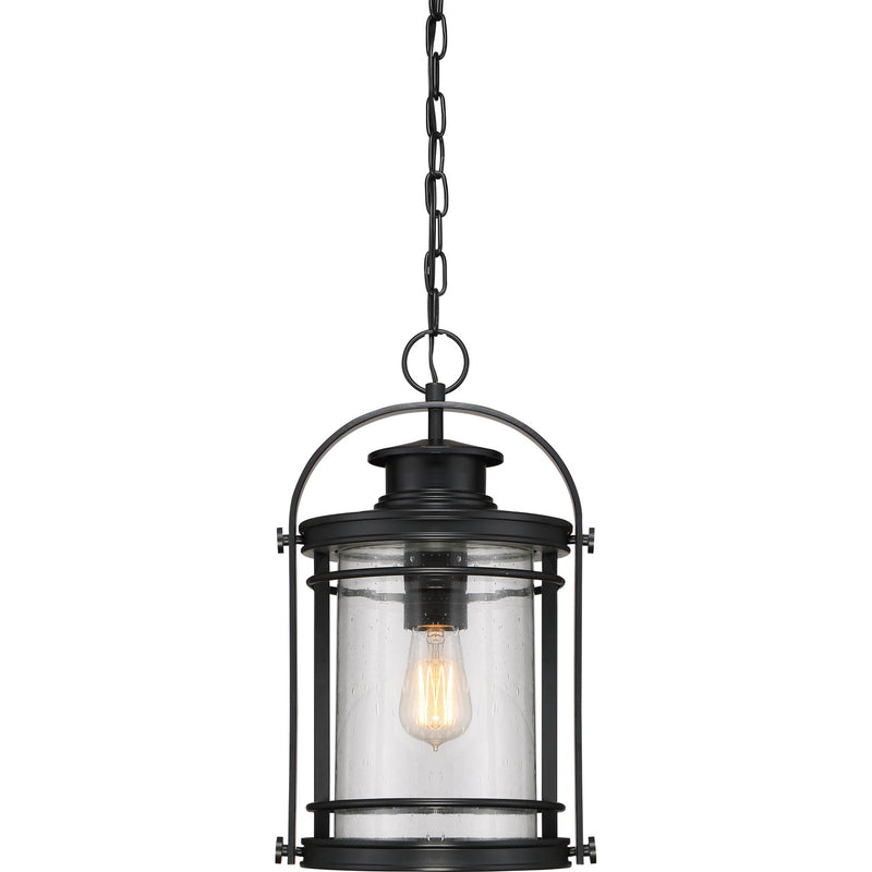 Quoizel - BKR1510K - One Light Mini Pendant - Booker - Mystic Black
