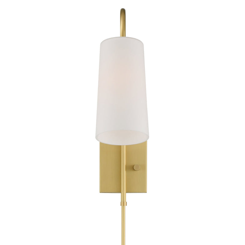 Crystorama - ALX-4501-AG - One Light Wall Sconce - Alexa - Aged Brass