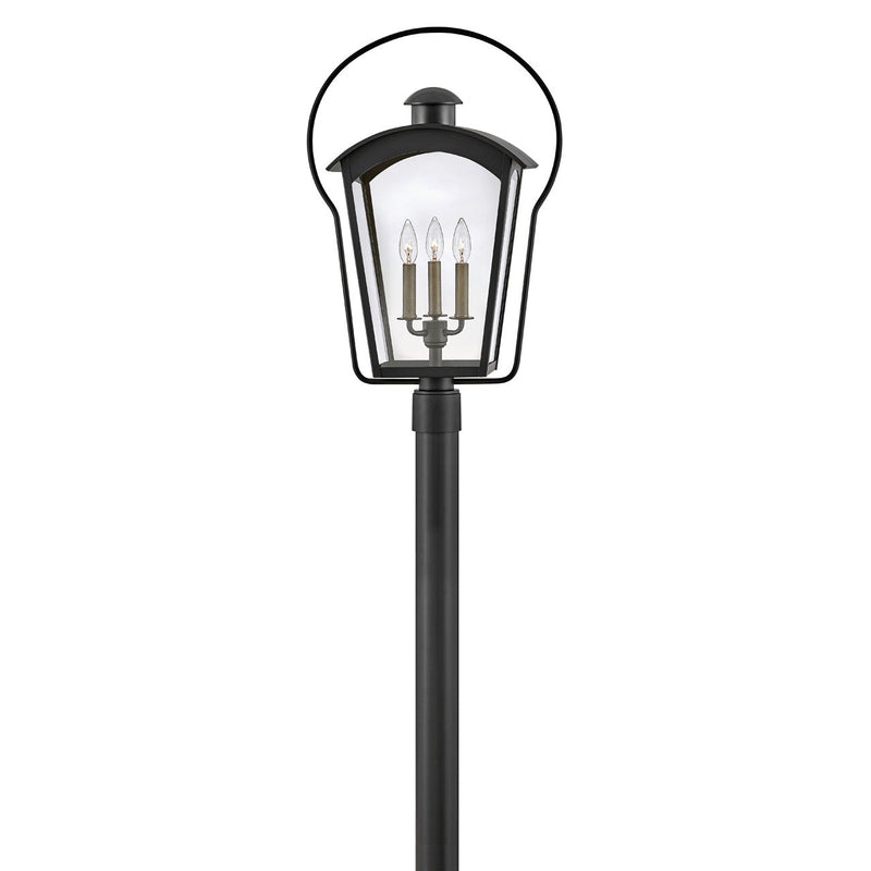 Hinkley - 13301BK - LED Post Top or Pier Mount Lantern - Yale - Black