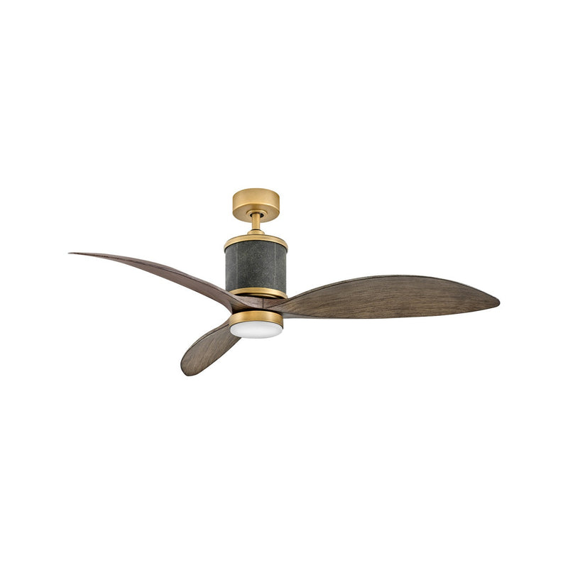 Hinkley - 900360FHB-LDD - 60"Ceiling Fan - Merrick - Heritage Brass