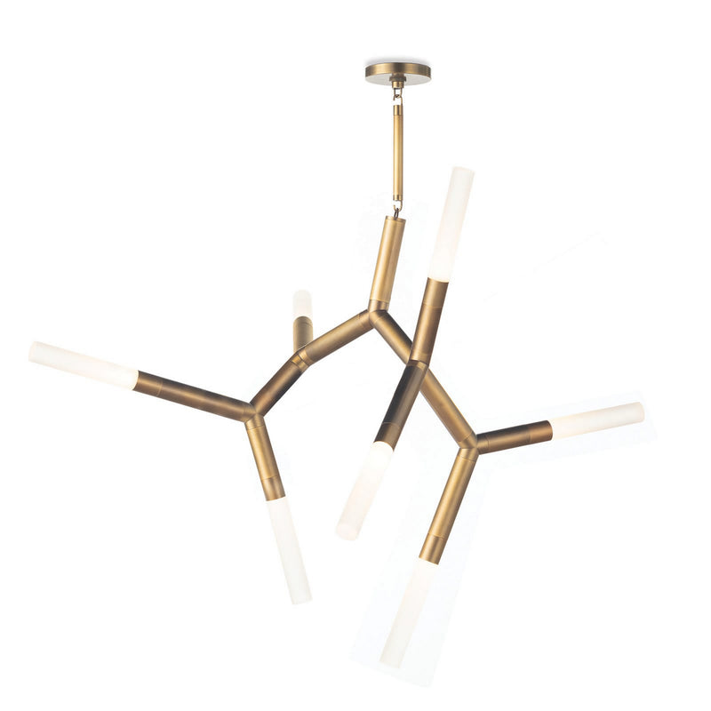 Regina Andrew - 16-1352NB - Seven Light Chandelier - Traveler - Natural Brass