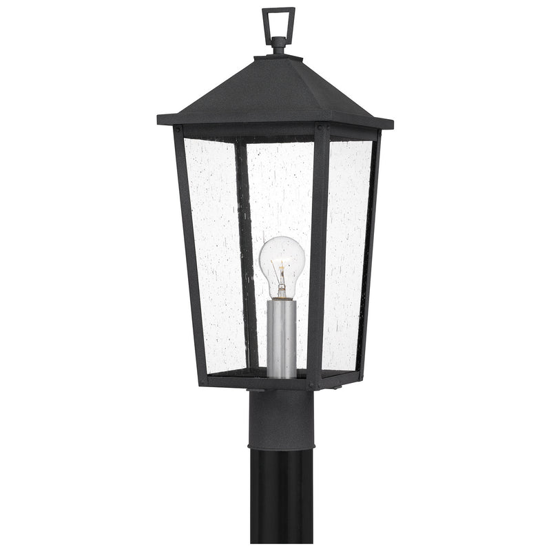 Quoizel - STNL9009MB - One Light Outdoor Post Mount - Stoneleigh - Mottled Black