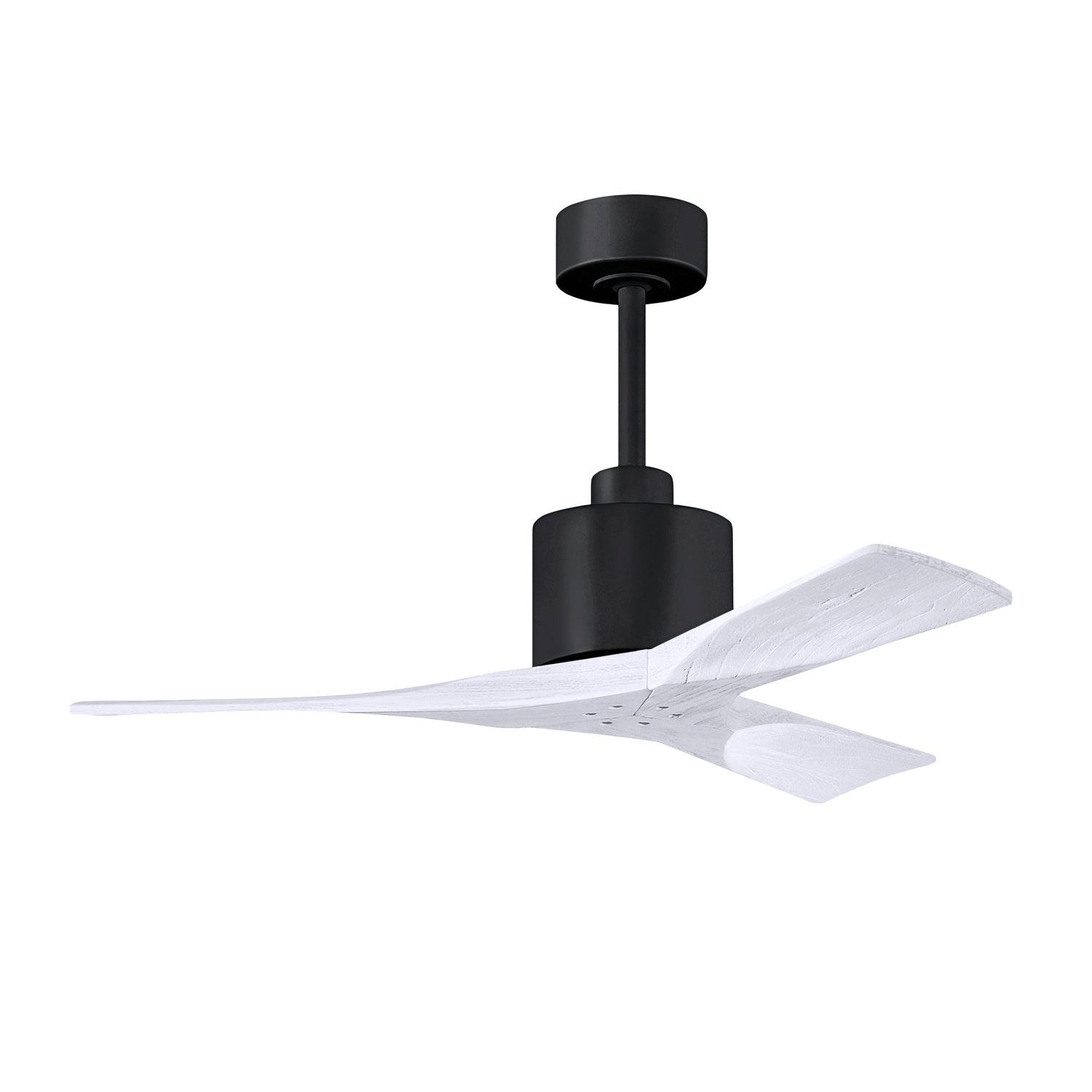 Matthews Fan Company - NK-BK-MWH-42 - 42"Ceiling Fan - Nan - Matte Black