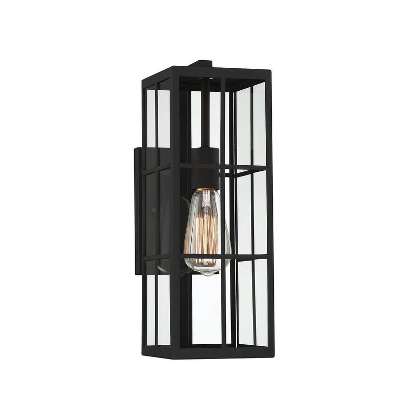 Savoy House - 5-1989-BK - One Light Outdoor Wall Lantern - Ericson - Matte Black