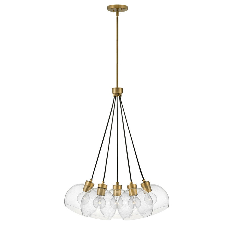 Lark - 83015LCB - LED Pendant - Rumi - Lacquered Brass