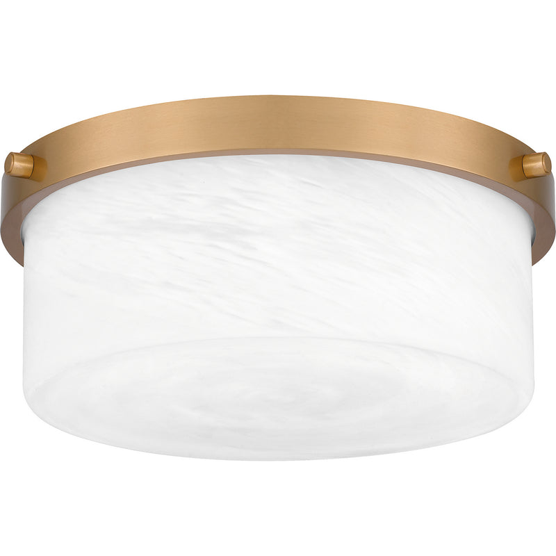 Quoizel - QFL5590AB - Two Light Flush Mount - Quoizel Flush Mount - Aged Brass