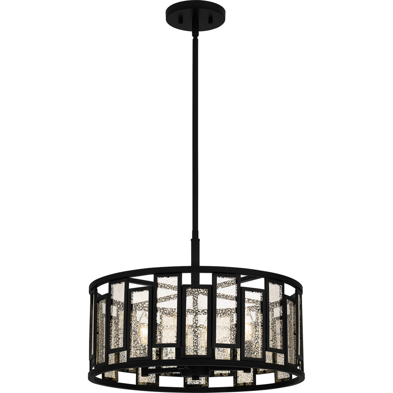 Quoizel - QP5600MBK - Four Light Pendant - Quoizel Pendant - Matte Black