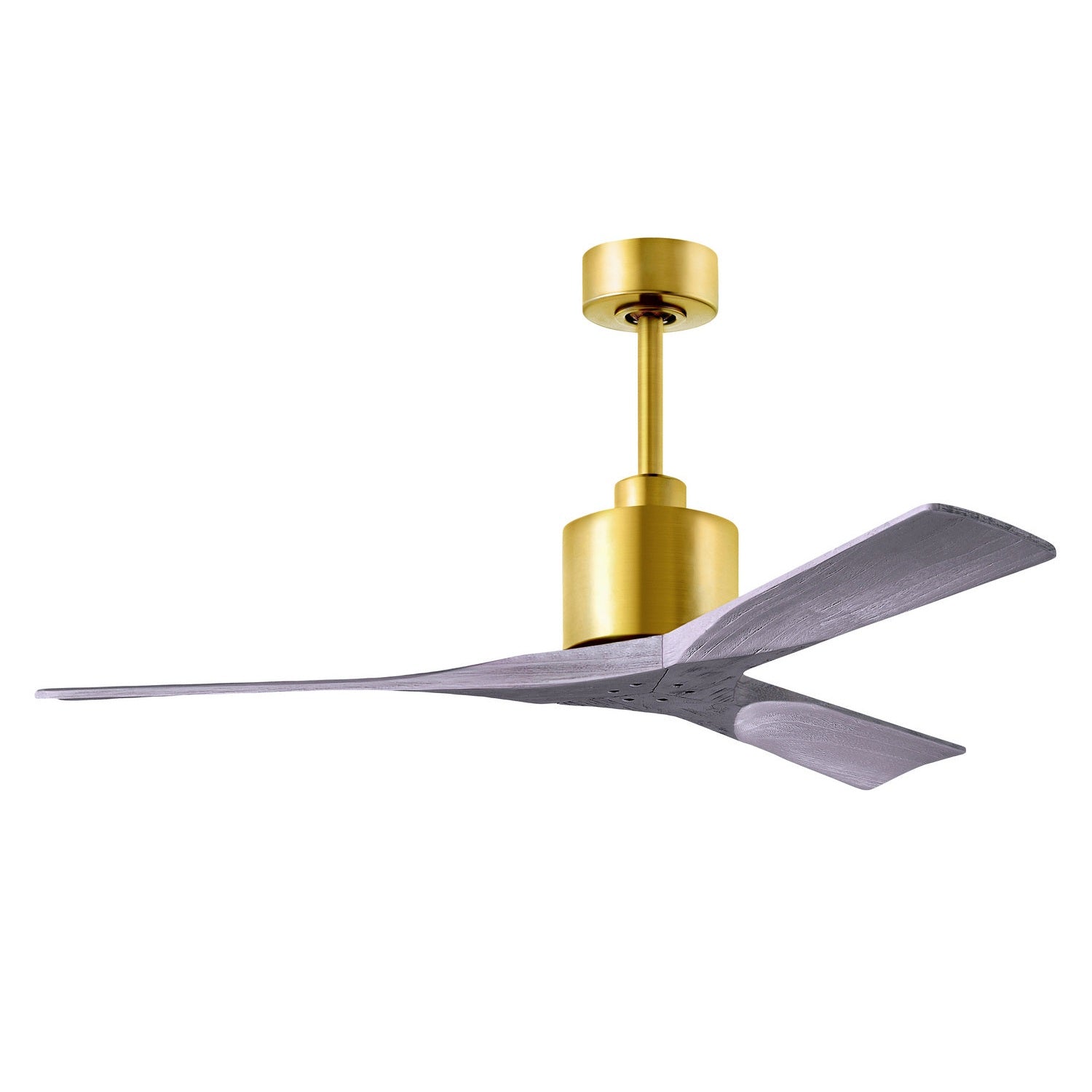 Matthews Fan Company - NK-BRBR-BW-52 - 52"Ceiling Fan - Nan - Brushed Brass