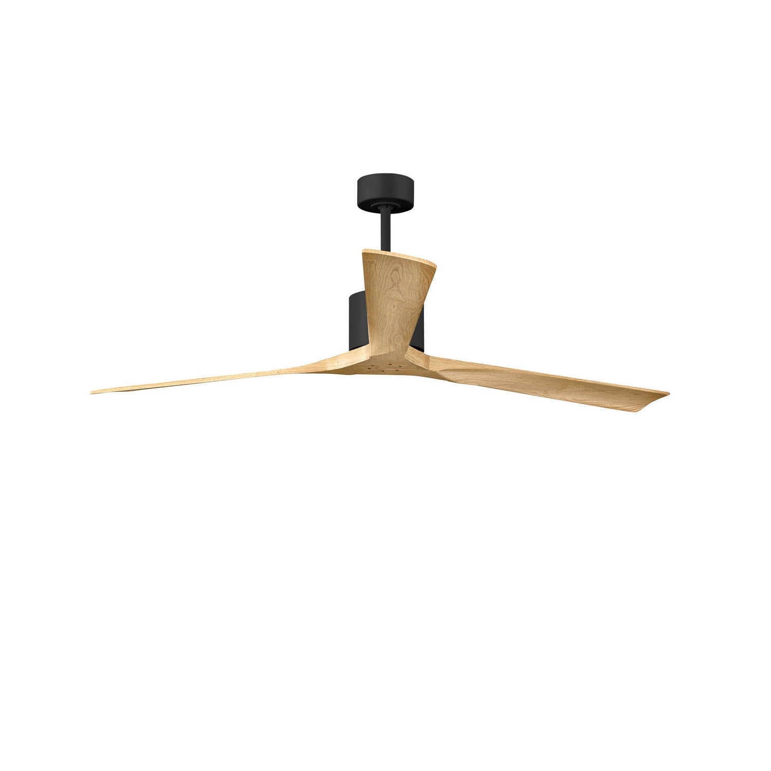 Matthews Fan Company - NKXL-BK-LM-72 - 72"Ceiling Fan - Nan XL - Matte Black
