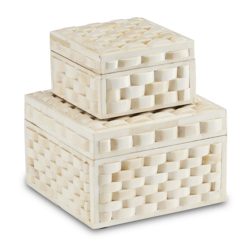 Currey and Company - 1200-0647 - Box Set of 2 - Felice Box Set of 2 - Natural