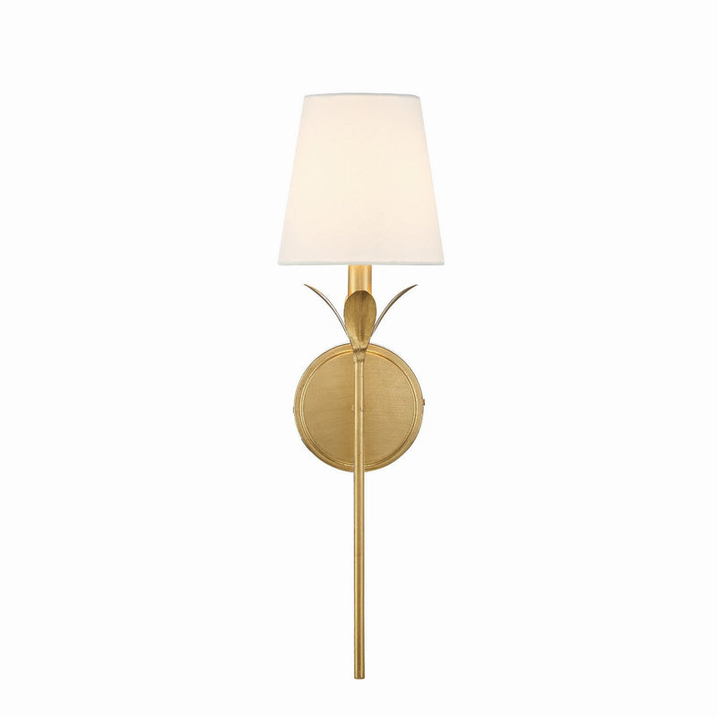 Crystorama - 531-GA - One Light Wall Sconce - Broche - Antique Gold
