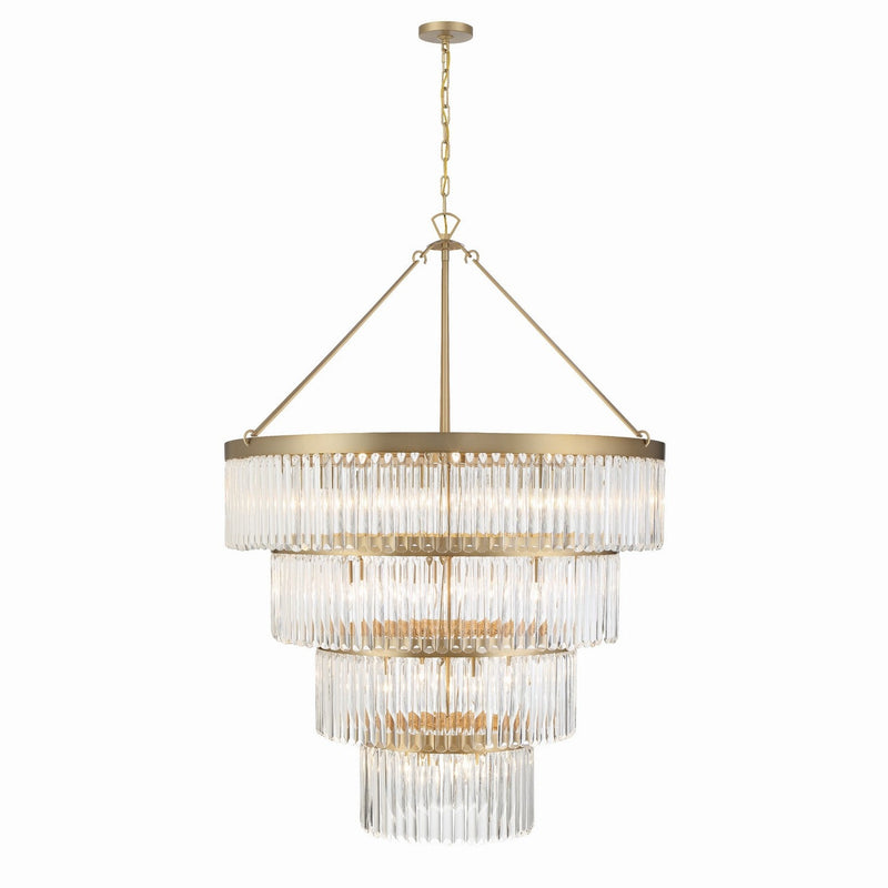 Crystorama - EMO-5409-MG - 22 Light Chandelier - Emory - Modern Gold