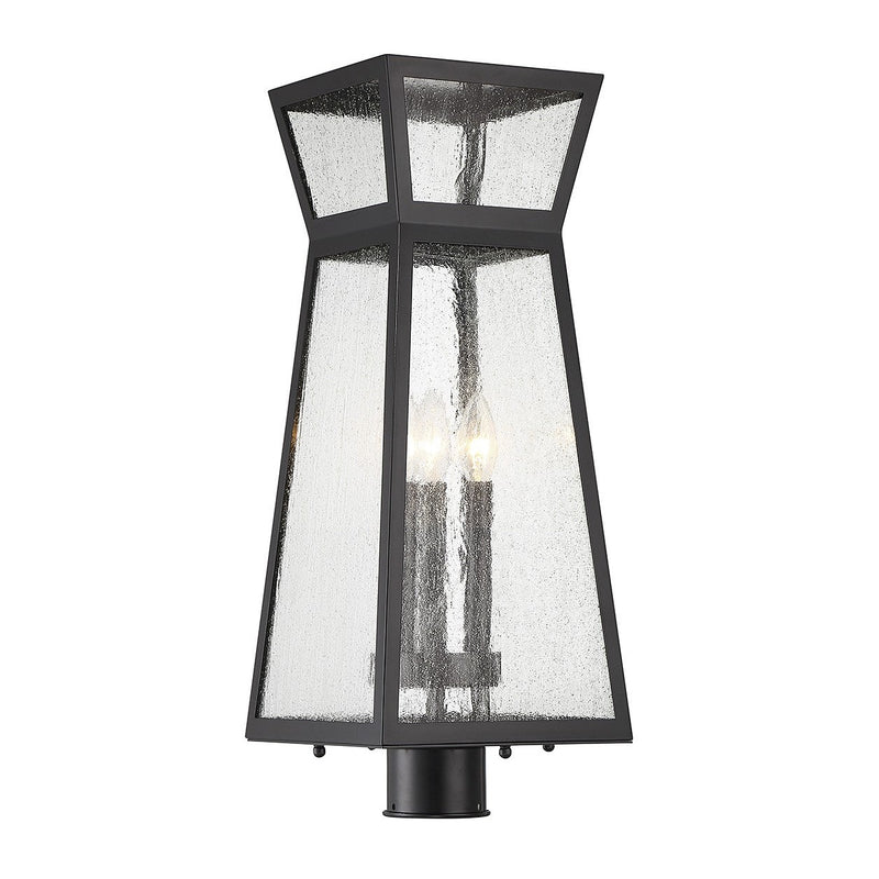 Savoy House - 5-633-BK - Three Light Outdoor Post Lantern - Millford - Matte Black