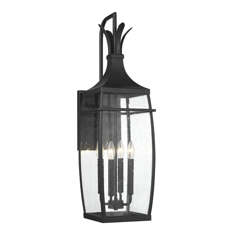 Savoy House - 5-764-BK - Four Light Outdoor Wall Lantern - Montpelier - Matte Black