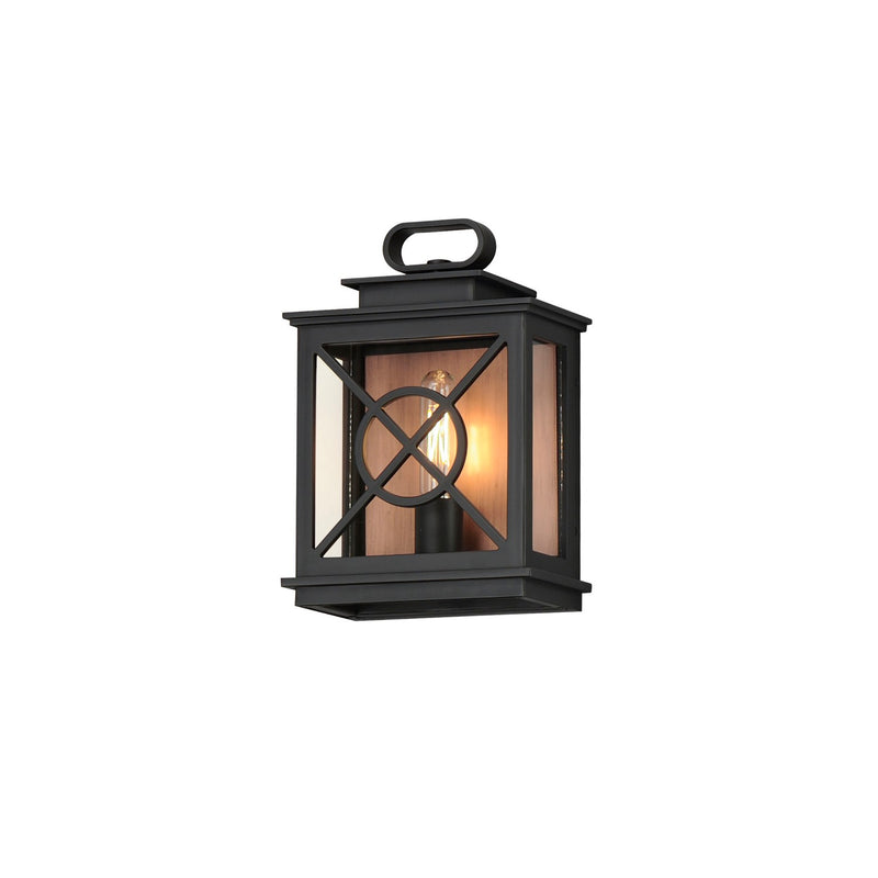 Maxim - 40802CLACPBK - One Light Outdoor Wall Sconce - Yorktown VX - Black/Aged Copper