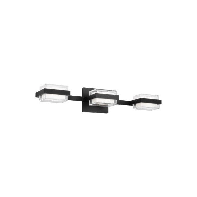 Visual Comfort Modern - 700BCKMD3HB-LED930 - LED Bath Vanity - Kamden - Nightshade Black