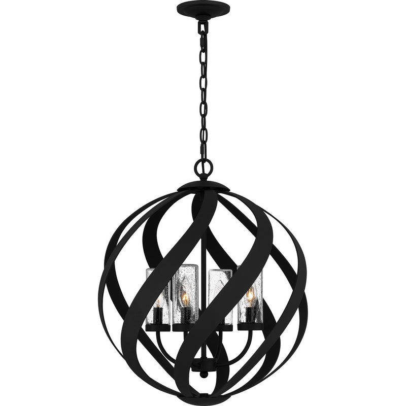 Quoizel - BMS2820EK - Four Light Pendant - Blacksmith - Earth Black