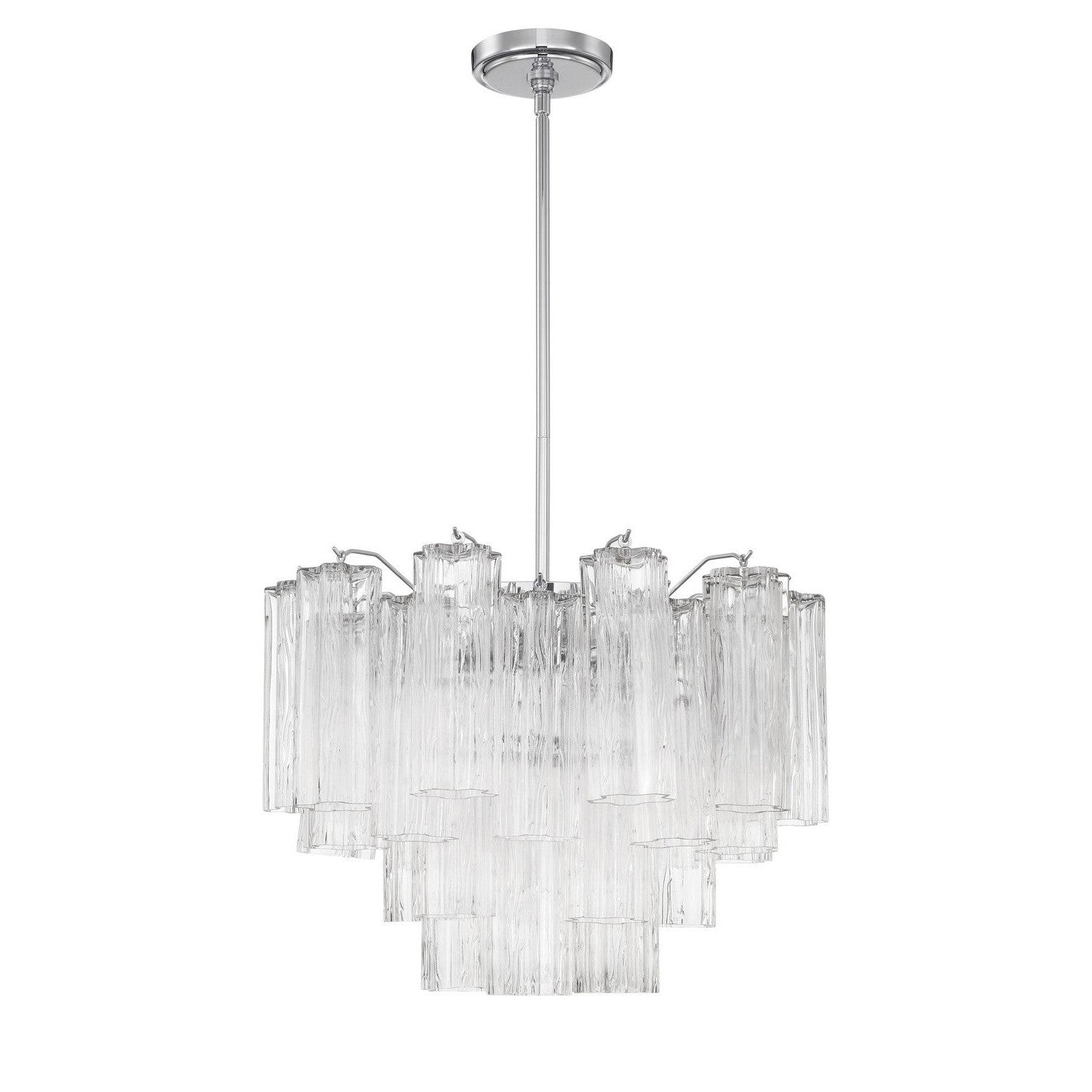 Crystorama - ADD-306-CH-CL - Six Light Chandelier - Addis - Polished Chrome