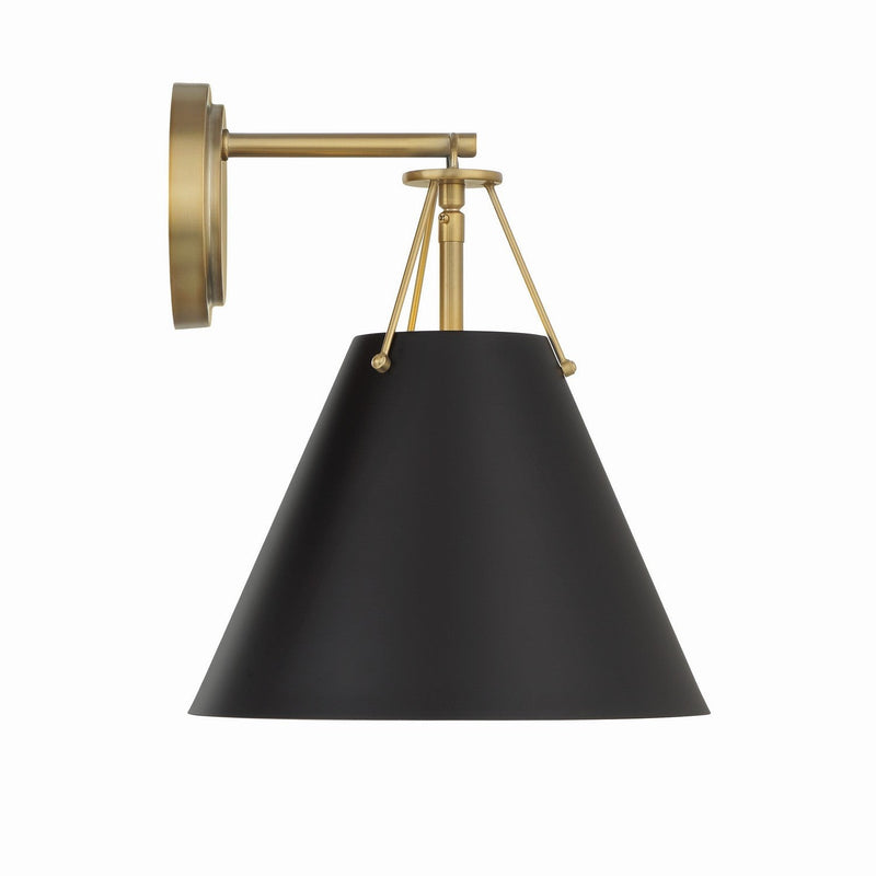 Crystorama - XAV-B8311-VG - One Light Task Sconce - Xavier - Vibrant Gold
