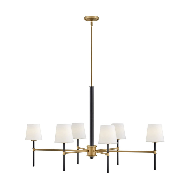 Hinkley - 46955BK-LCB - LED Linear Pendant - Saunders - Black