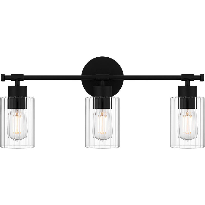 Quoizel - CAP8623MBK - Three Light Bath - Caputo - Matte Black