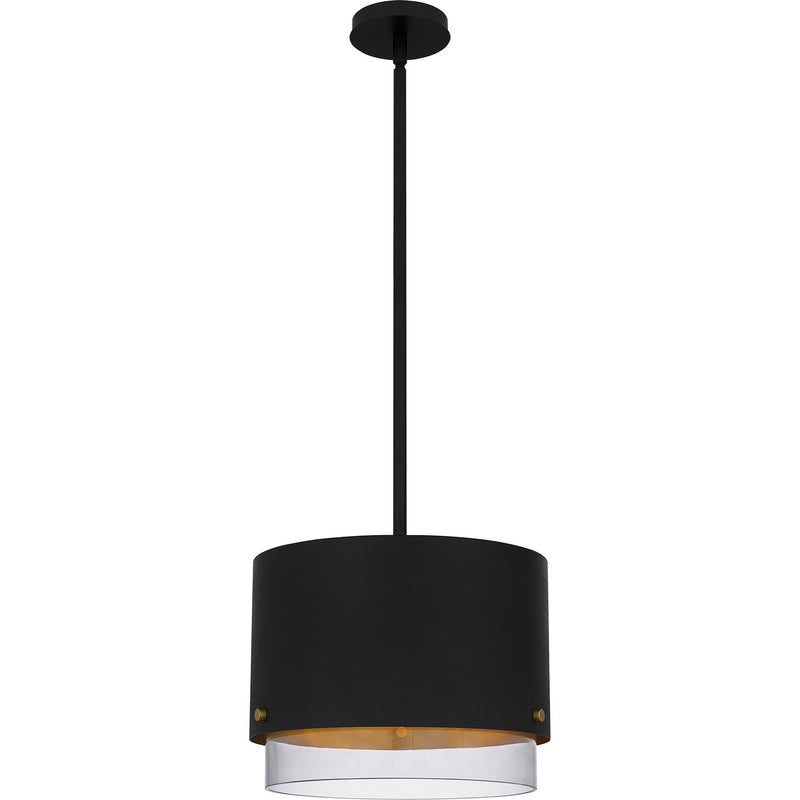 Quoizel - EIO1814MBK - Three Light Pendant - Elio - Matte Black