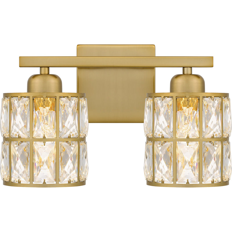 Quoizel - GIB8613AB - Two Light Bath - Gibson - Aged Brass