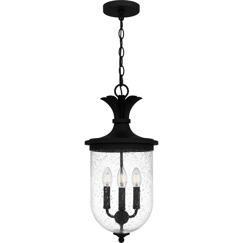 Quoizel - HVN1910EK - Three Light Outdoor Hanging Lantern - Havana - Earth Black