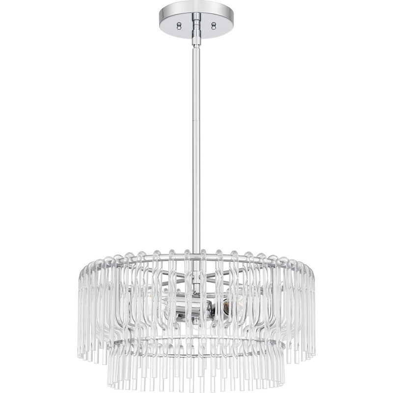 Quoizel - PCTAY2818C - Three Light Pendant - Tayshia - Polished Chrome