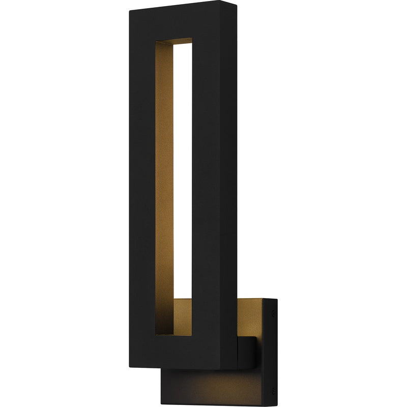 Quoizel - POM8405EK - LED Outdoor Wall Mount - Pompeii - Earth Black