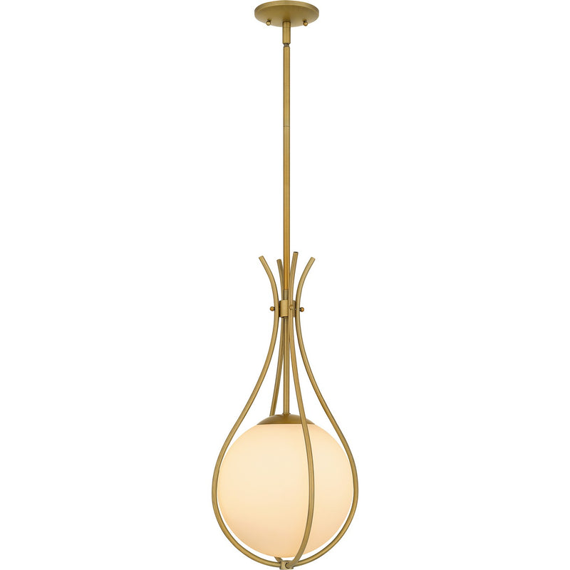 Quoizel - QP6216AB - One Light Mini Pendant - Quoizel Pendant - Aged Brass